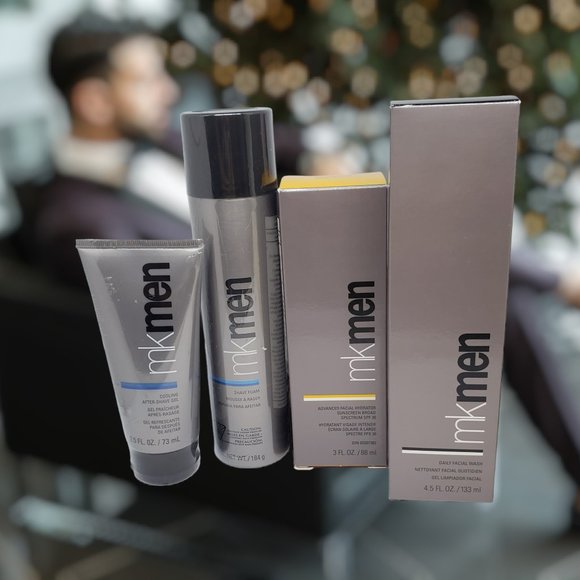 MK Men Regimen Bundle  - Wash, Shave, After-Shave, Sunscreen - Picture 3 of 8